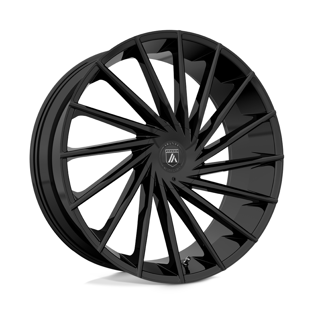 Asanti Black ABL-18 MATAR 20X8.5 Gloss Black Wheels - Perfect for Your Ride!