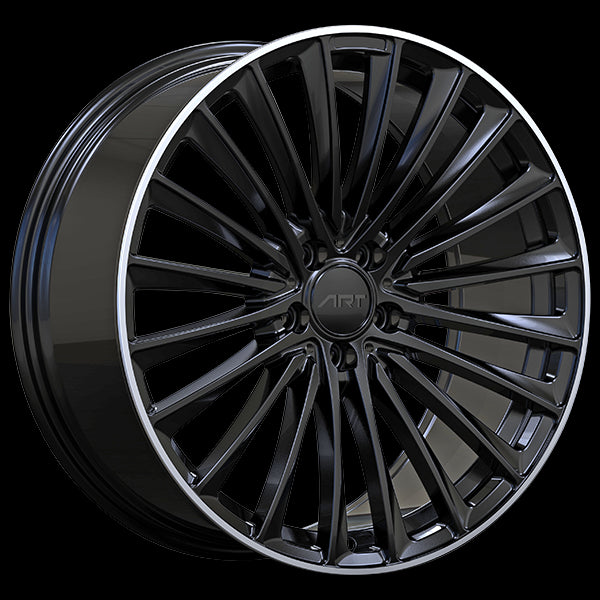 Stunning ART Replica REPLICA 339 Gloss Black Wheels with Machined Lip - 20x8.5, 5x112, ET35