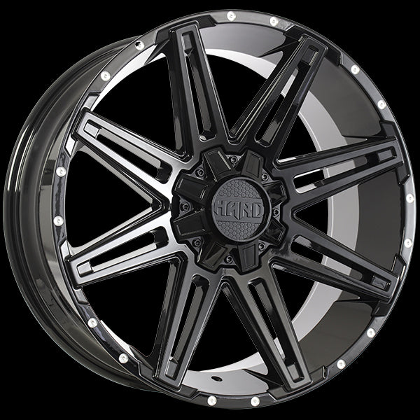 Ruffino HARD PHANTOM Gloss Black Wheels - 22x9.5, 6x135/6x139.7 ET15 87.1 - Grab Yours Now!
