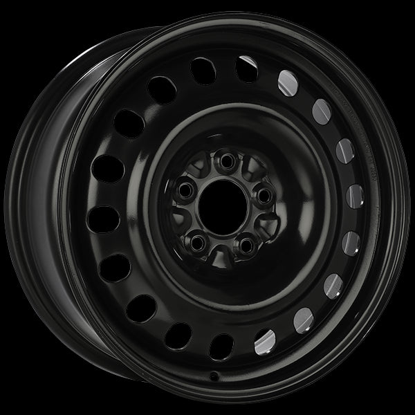 RNB 18x7.5 Steel Wheels - Stunning Black E-Coating, Ideal for Your Ride!
