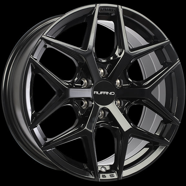 Ruffino DEMON 20x9.0 6x132 ET35 74.5 Black Magic - Striking Wheels for Your Ride