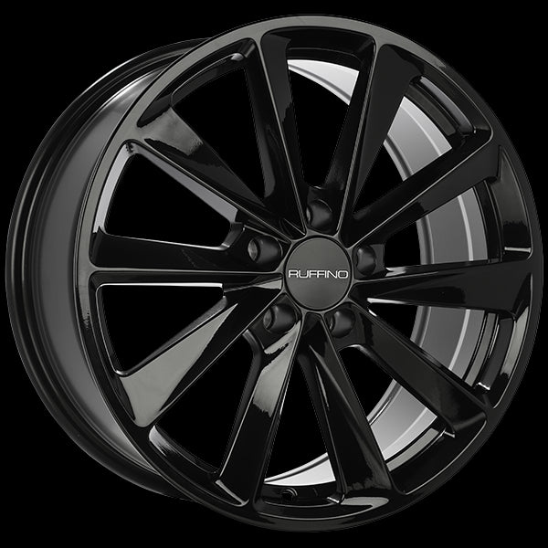 Ruffino REACTOR 19x8.5 Gloss Black Wheels - A Stunning Upgrade!