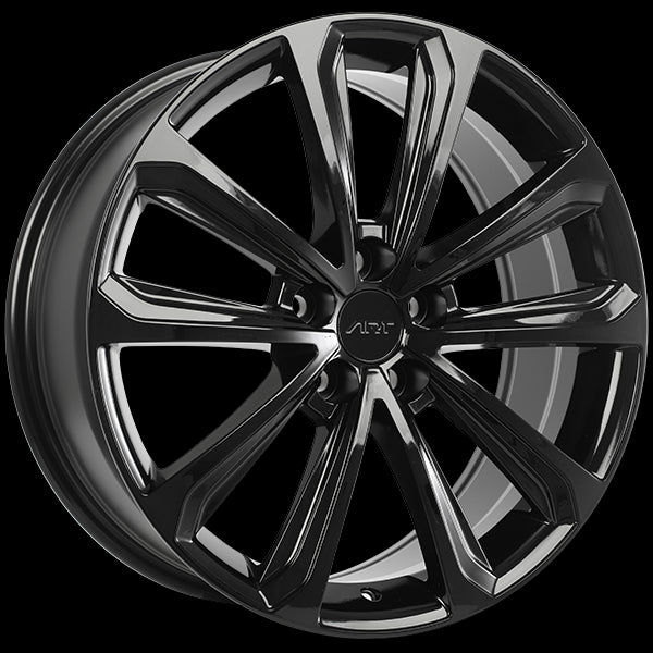 Stunning ART Replica ELEMENT 20x8.5 5x120 ET35 60.1 Gloss Black Wheels - Upgrade Your Ride Now!