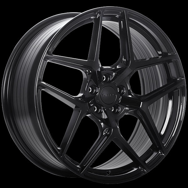 Ruffino VADER 20x8.5 5x108 ET40 63.4 Satin Black - Stunning Wheels for Your Ride
