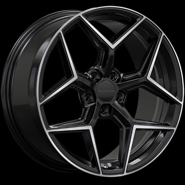 Ruffino HANS Gloss Black Wheels - A Stunning 19x8.5 Upgrade!